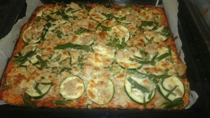 PIZZA AMB BASE DE COLIFLOR | Venda de verdures i fruites 100% ecològiques
