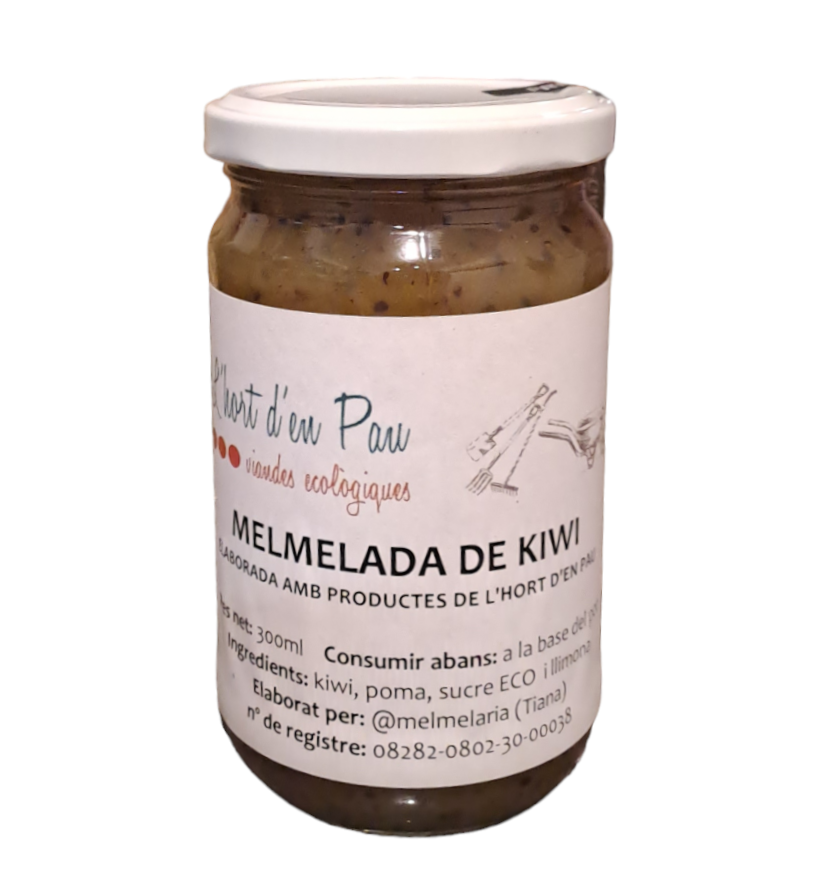 Melmelada de KIWI ECO 300ml L'Hort d'en Pau | 663 | ORIGEN: L'HORT D'EN PAU