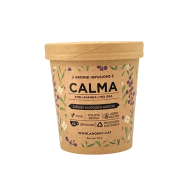 CALMA 40 gr/ unitat (50 infusions per pot) | 683 | ORIGEN: ST ANDREU LLAVANERES | Venda de verdures i fruites 100% ecològiques