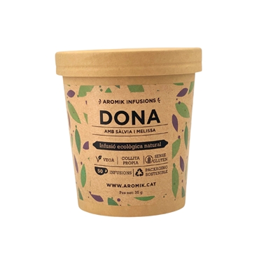 DONA 40 gr/ unitat (50 infusions per pot) | 683 | ORIGEN: ST ANDREU LLAVANERES | Venda de verdures i fruites 100% ecològiques