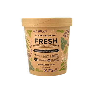 FRESH 40 gr/ unitat (50 infusions per pot) | 683 | ORIGEN: ST ANDREU LLAVANERES | Venda de verdures i fruites 100% ecològiques