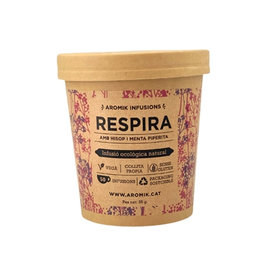 RESPIRA 40 gr/ unitat (50 infusions per pot) | 683 | ORIGEN: ST ANDREU LLAVANERES | Venda de verdures i fruites 100% ecològiques