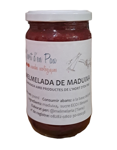 Melmelada de MADUIXA ECO 300ml L'Hort d'en Pau | 663 | ORIGEN: L'HORT D'EN PAU | Venda de verdures i fruites 100% ecològiques